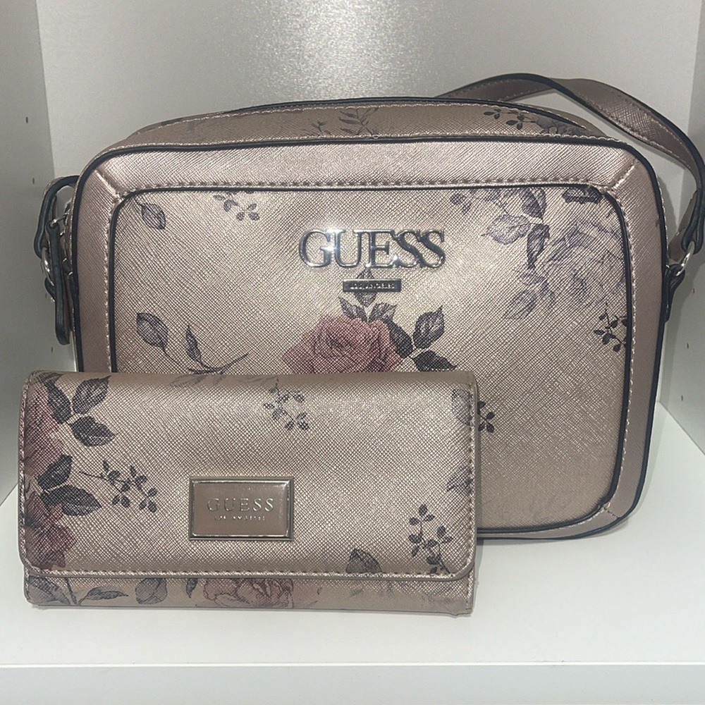 Guess purse and wallet